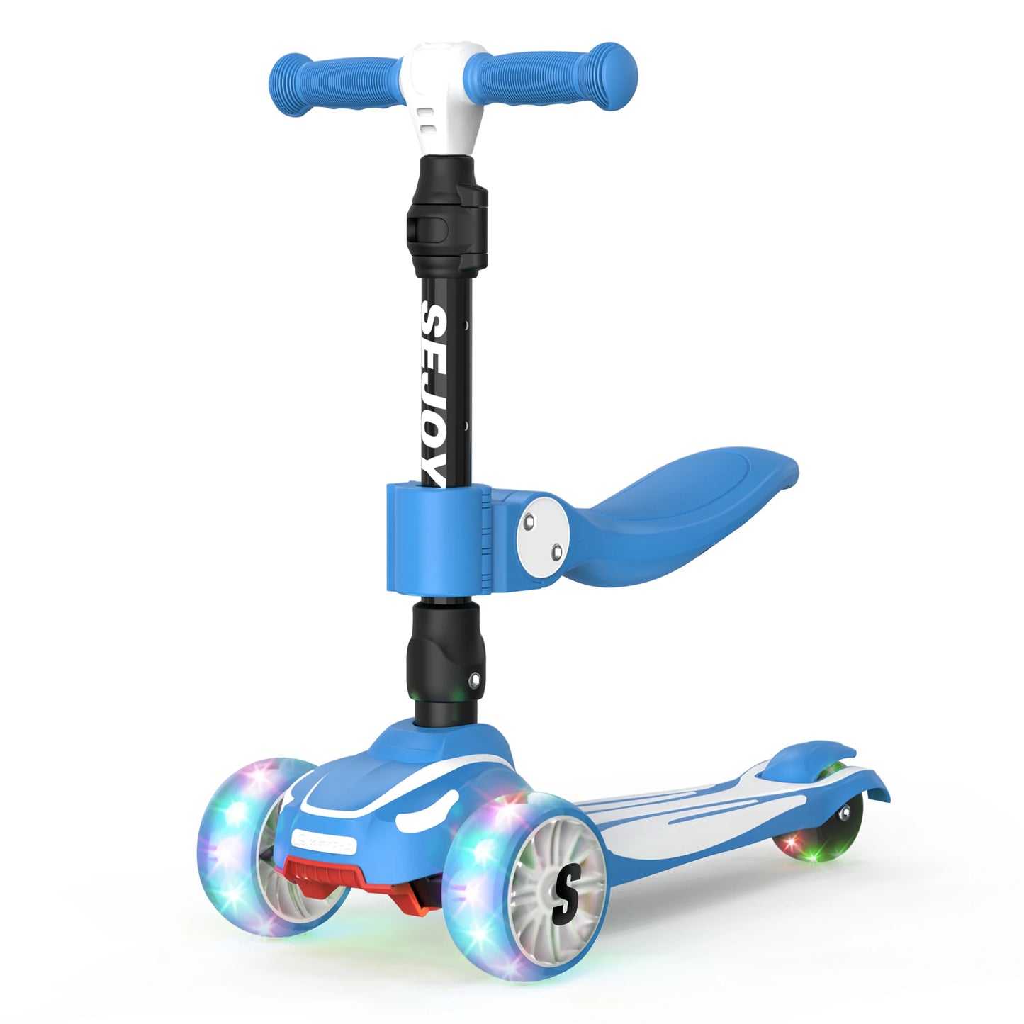 Three Wheel Kick Scooter With LED Lighted Wheels For Kids