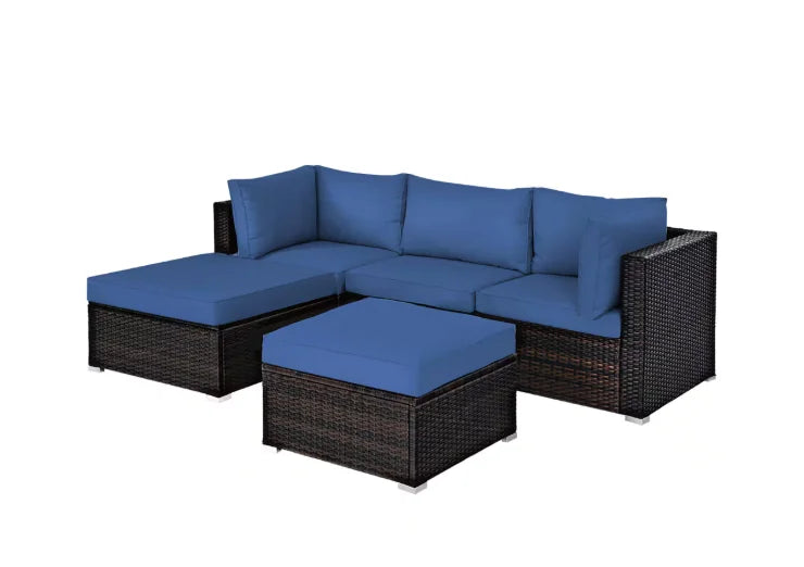 Patio Furniture Sectional Set Outdoor Sofa Garden Lounge