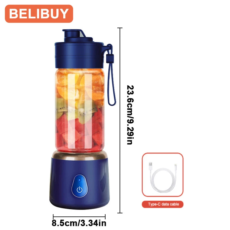 Portable USB Electric Juicer Blender For Travel Citrus Fruits
