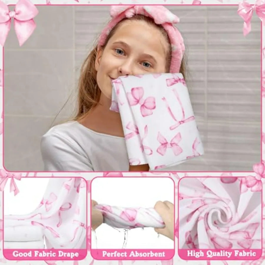 Shower Curtain Set With Towels And Carpet Bath Decor Kit
