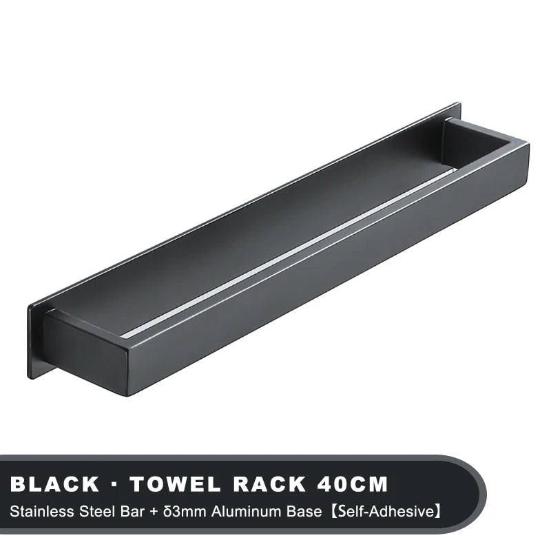 Gaomida Self Adhesive Stainless Steel Towel Rack