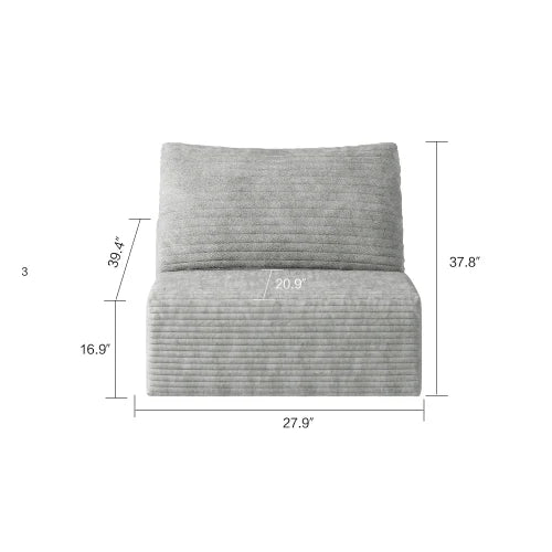 YQXHCN Cloud Module Sofa Set Velvet Corduroy Modular