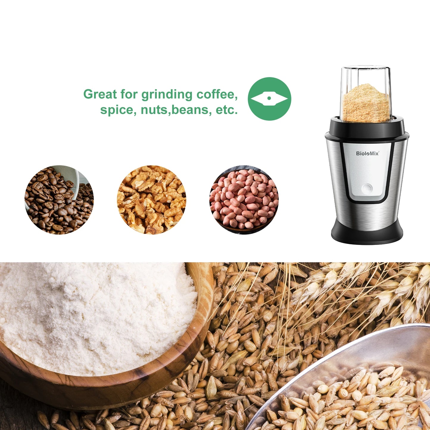 Biolomix 3-In-1 Multifunctional Food Processor 700W Juicer