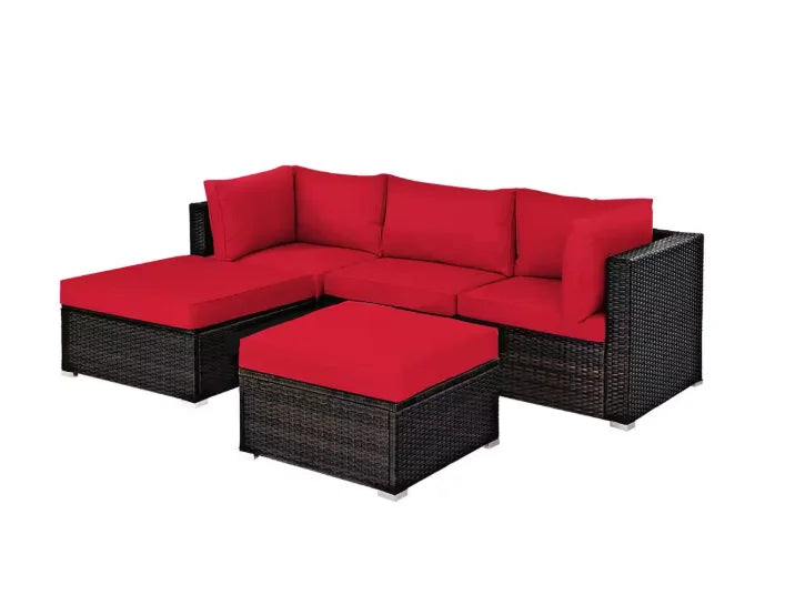 Patio Furniture Sectional Set Outdoor Sofa Garden Lounge