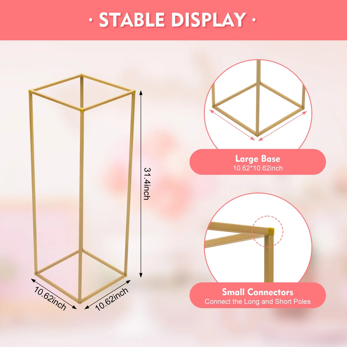 Flower Stand Metal Wedding Columns For Parties And Events