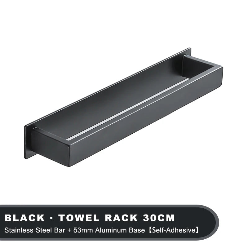 Gaomida Self Adhesive Stainless Steel Towel Rack