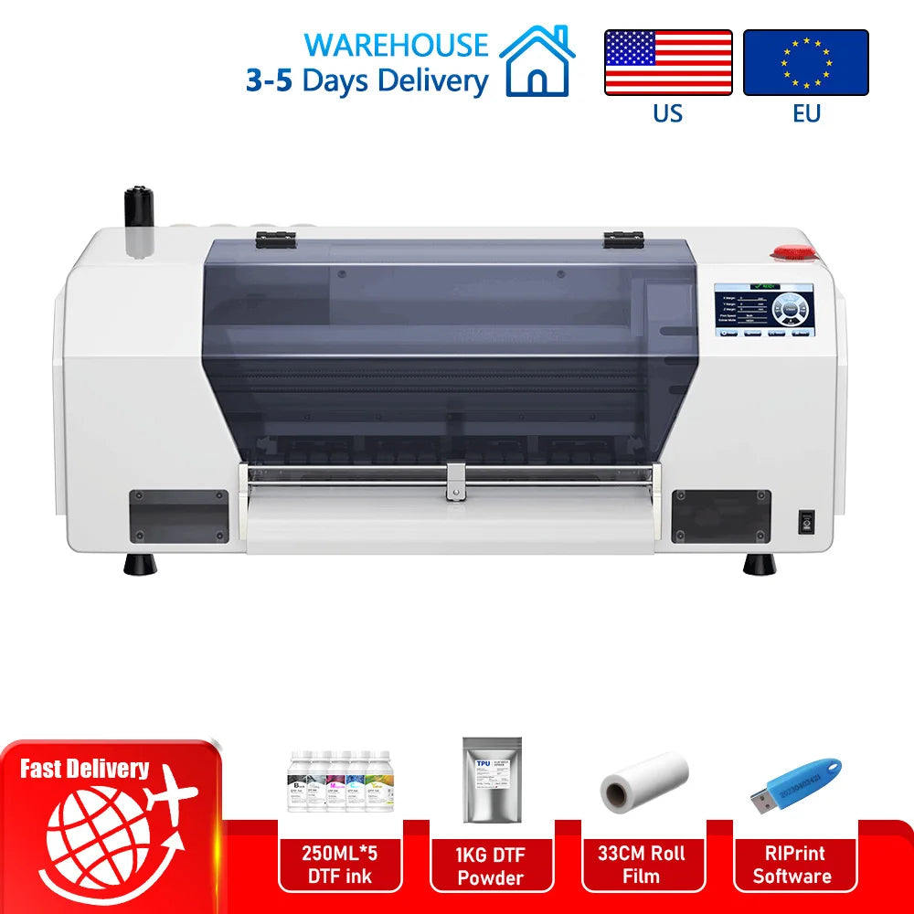 OLOEY DTF Printer XP600 Printhead Auto Cleaning Shaker Oven