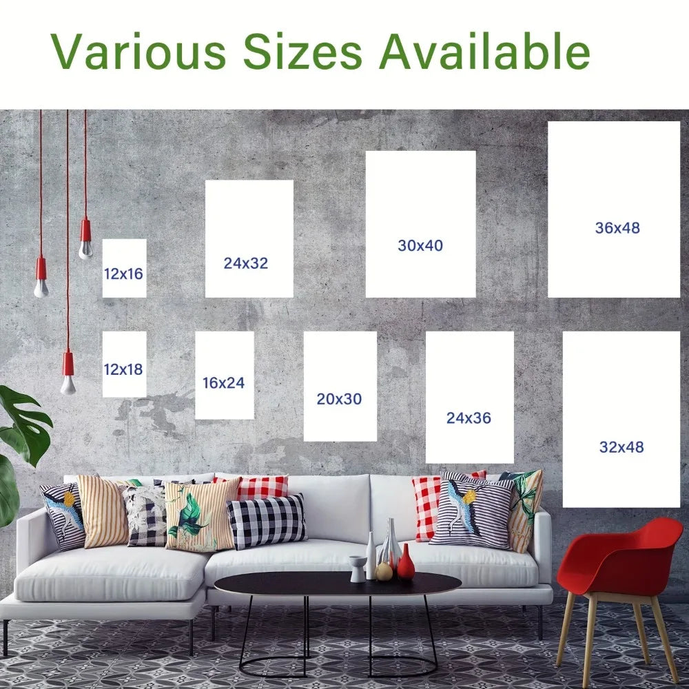 Hand Painted Oil Paintings With Abstract Geometric Shapes Wall Art