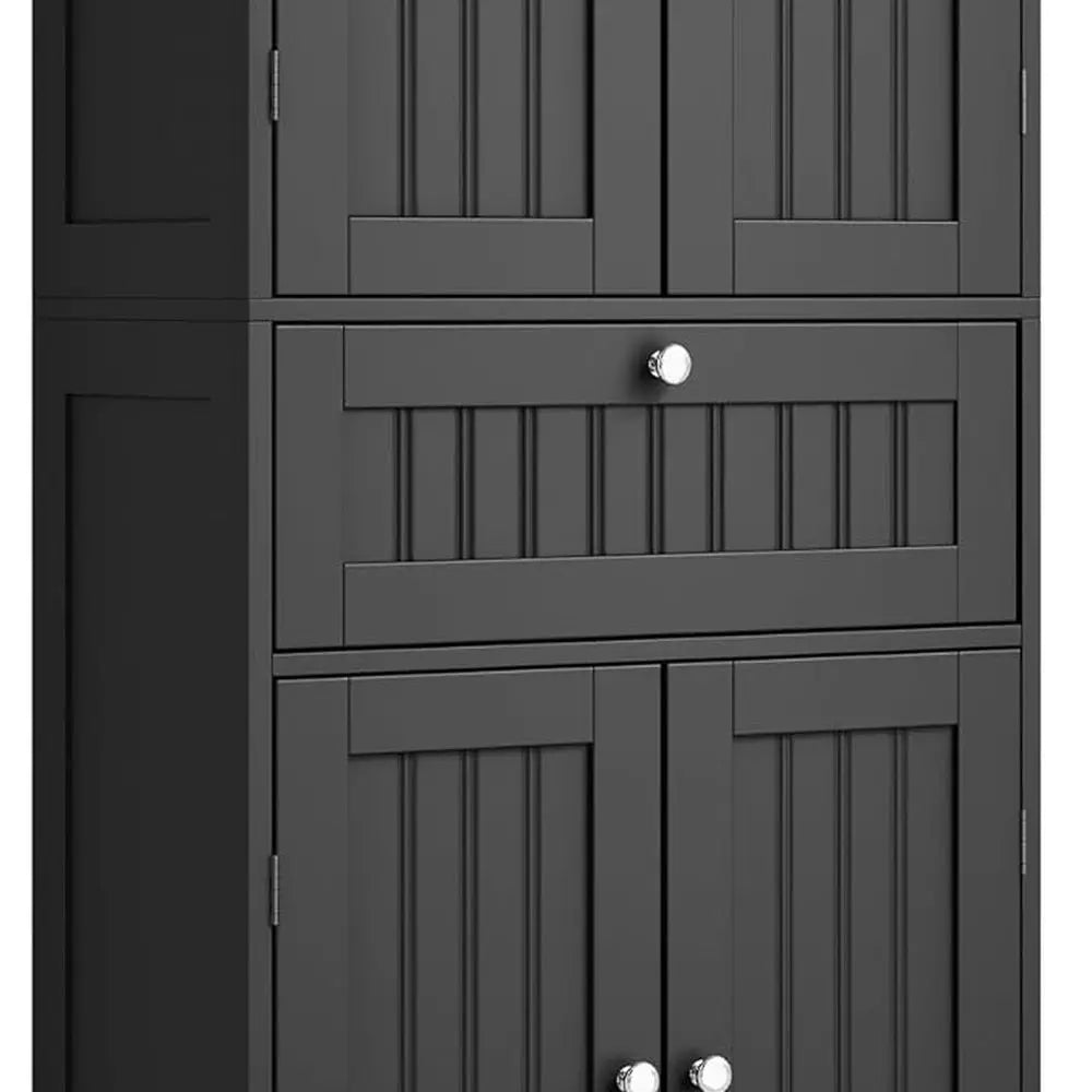 RBXC Tall Bathroom Floor Cabinet With Drawer And Shelves