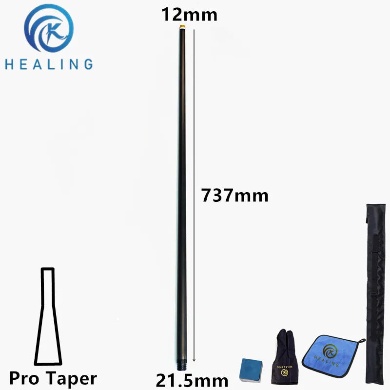 OKHEALING Custom Carbon Fiber Shaft for Billiard Cue