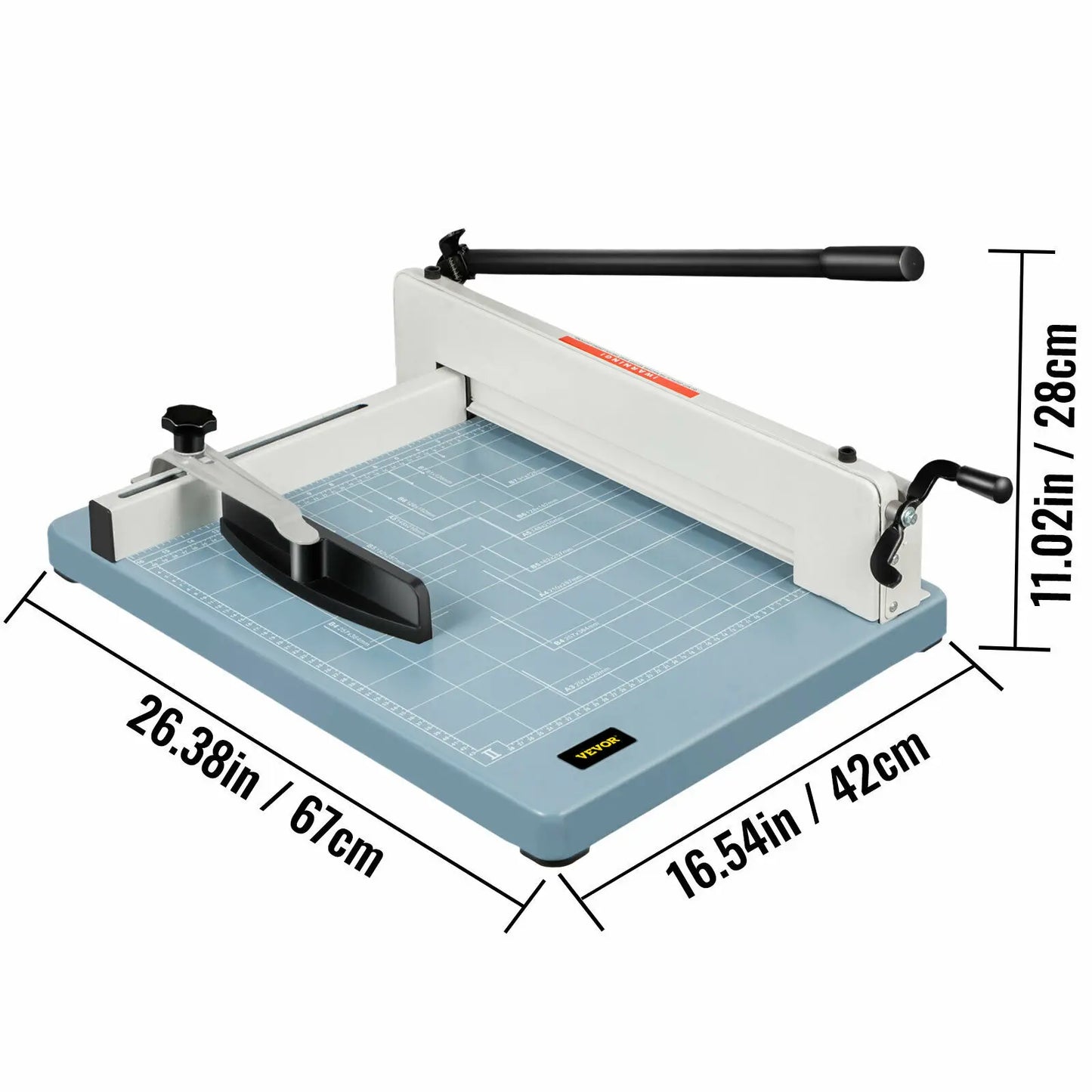 VEVOR Manual Paper Cutter Guillotine Trimmer Heavy Duty Office
