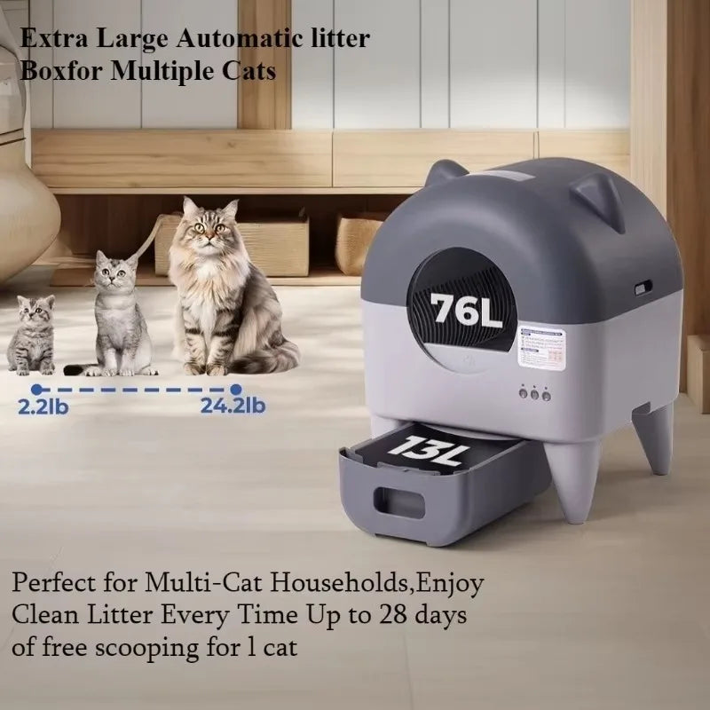 Lunapurr Automatic Self-Cleaning Litter Box With App Control