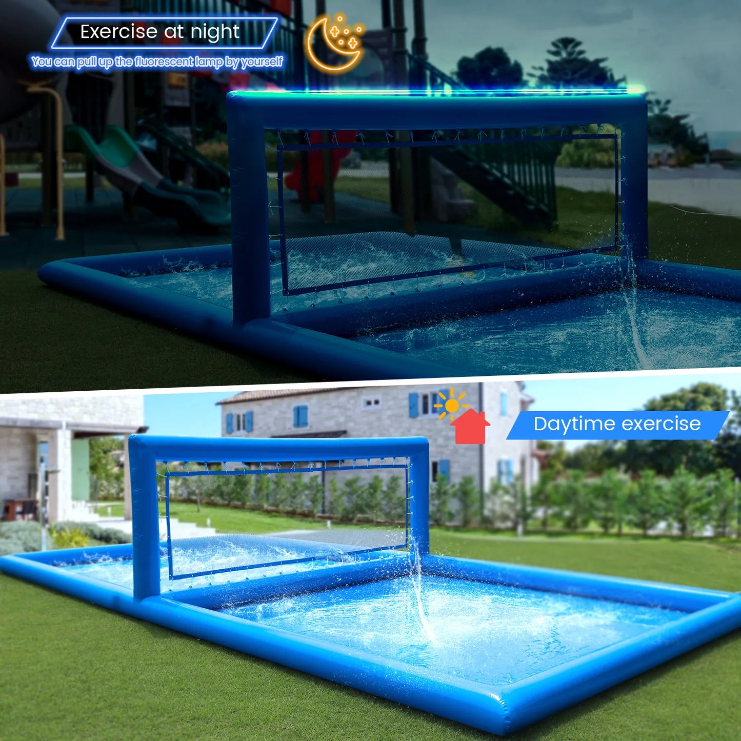 RTS Inflatable Volleyball Court Outdoor Water Play Pool