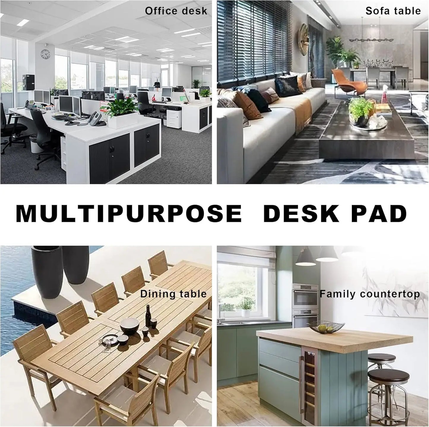 PU Leather Desk Mat Non-Slip Waterproof Mouse Pad Premium