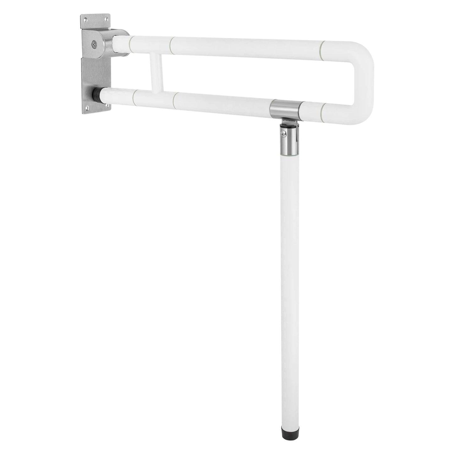 Flip Up Grab Bars for Bathroom Toilet Rails Handicap Grab Bars, Shower Safety Hand Rails for Elderly Bathtub Grab Bar