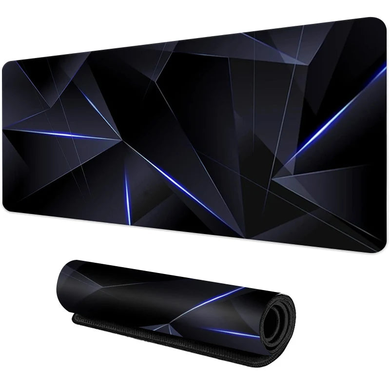 Non Slip Gaming Mouse Pad With Red Blue Gradient Edge