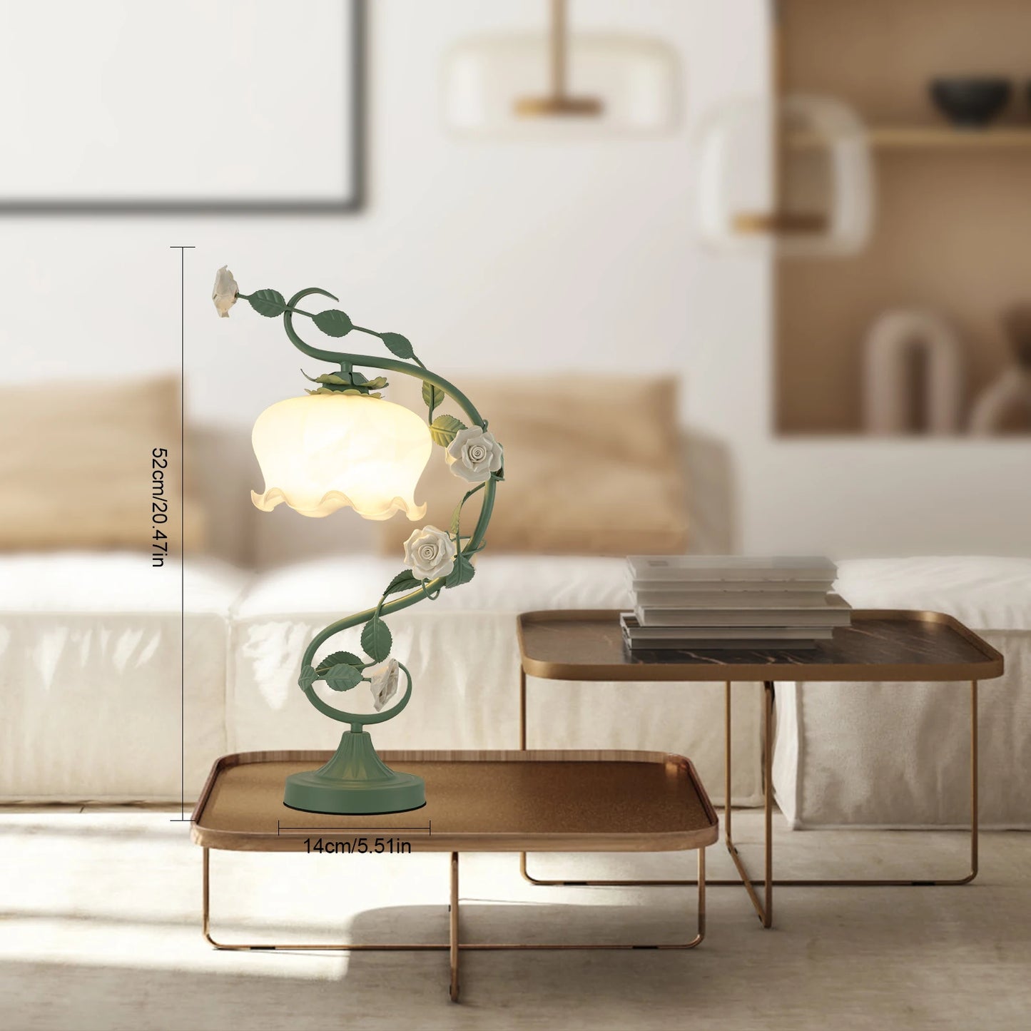 Flower Petal Modern Bedside Lamp Reading Desk Light