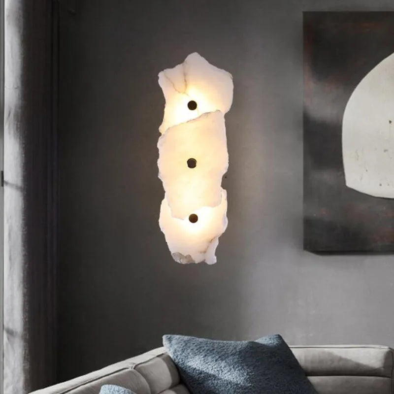 Jmmxiuz Luxury Marble LED Wall Light Modern Sconce