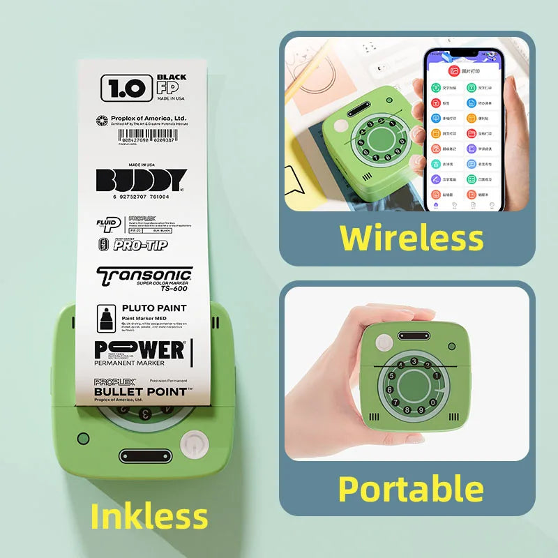 DOLEWAC M1 Photo Pocket Printer Bluetooth for iOS and Android