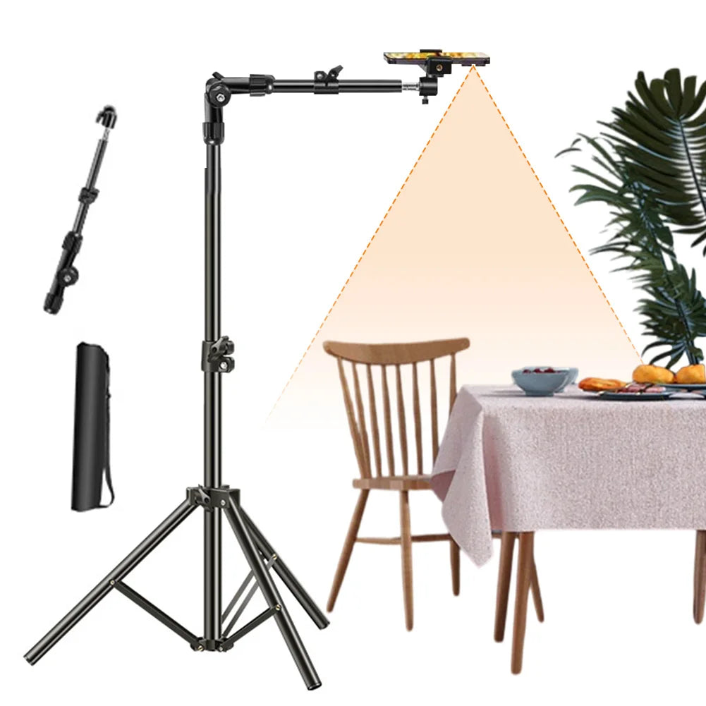 Shunmaii Adjustable Horizontal Overhead Tripod For Smartphones
