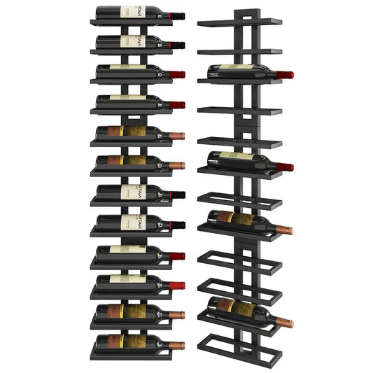 XMSJ Wall Mounted 12 Bottle Wine Rack