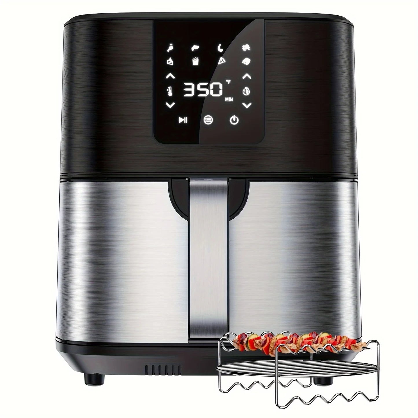 KitCook Air Fryer With 1500W 8 Presets Digital Touch