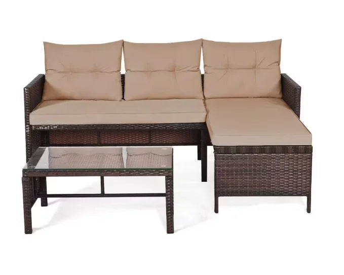 Patio Furniture Sectional Set Outdoor Sofa Garden Lounge