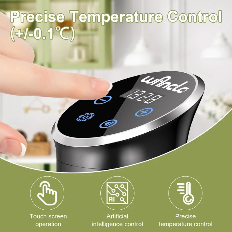 Wancle 1100W IPX7 Waterproof LCD Sous Vide Immersion Circulator