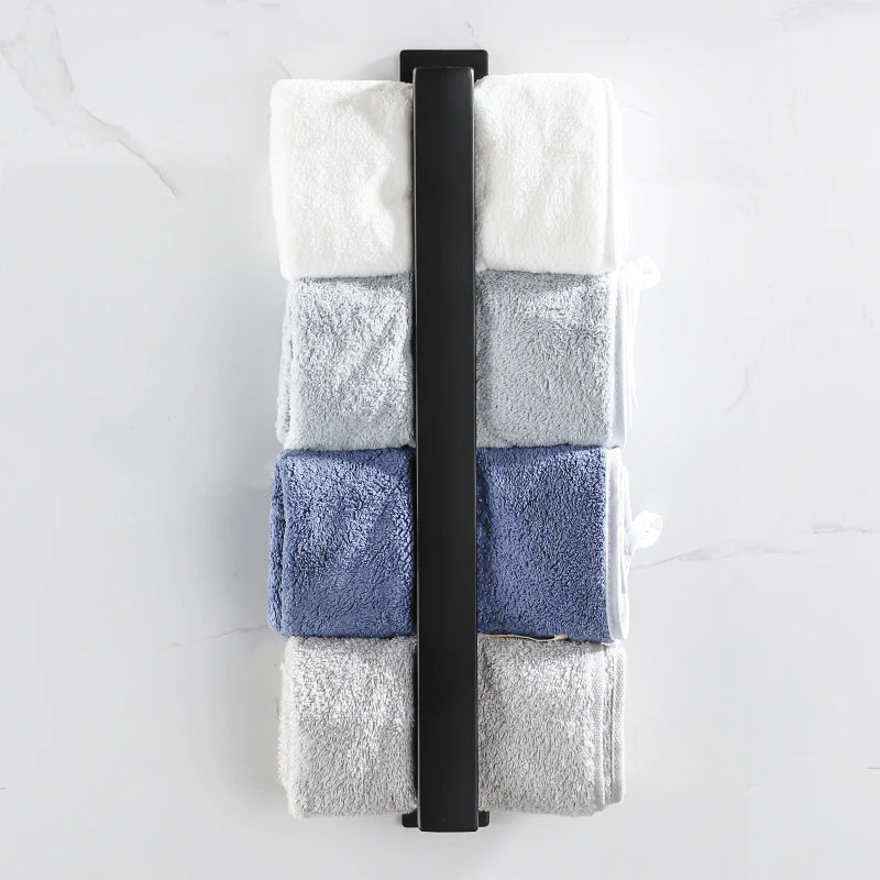 Gaomida Self Adhesive Stainless Steel Towel Rack