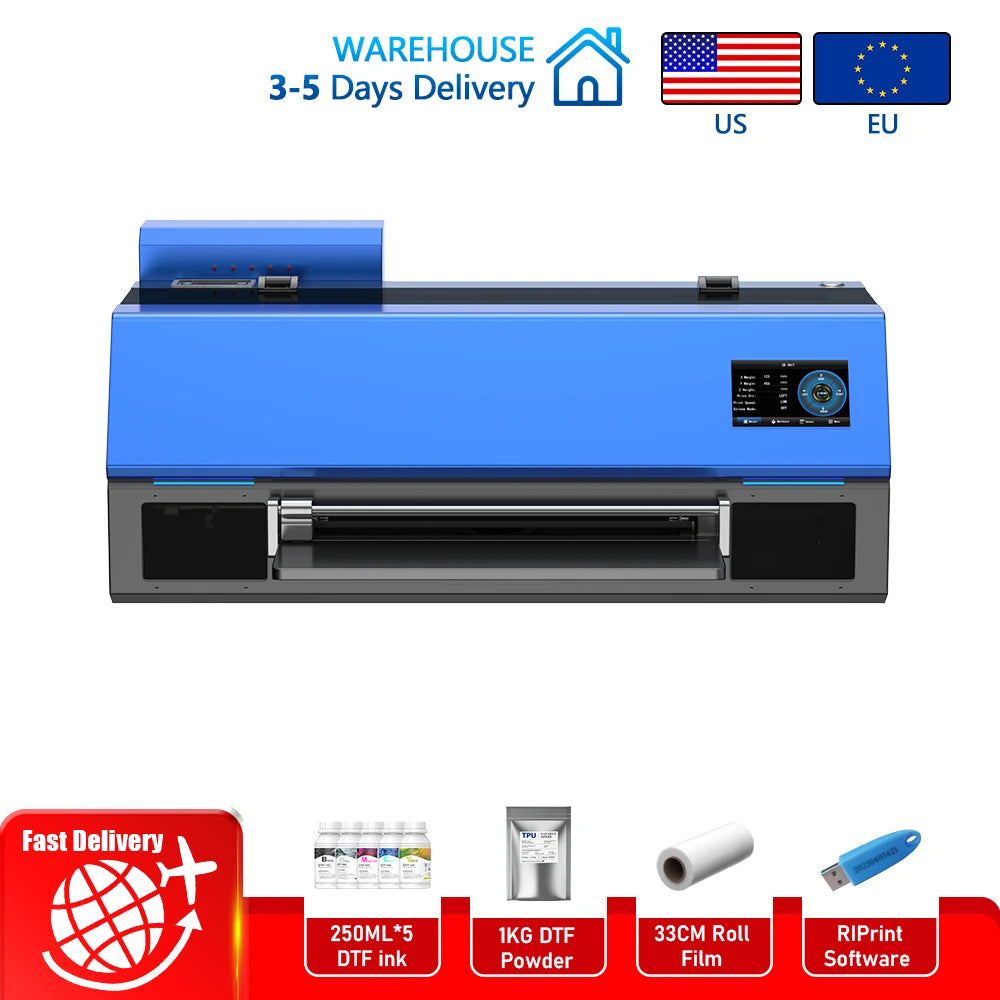 OLOEY DTF Printer With Shaker Oven XP600 Printhead