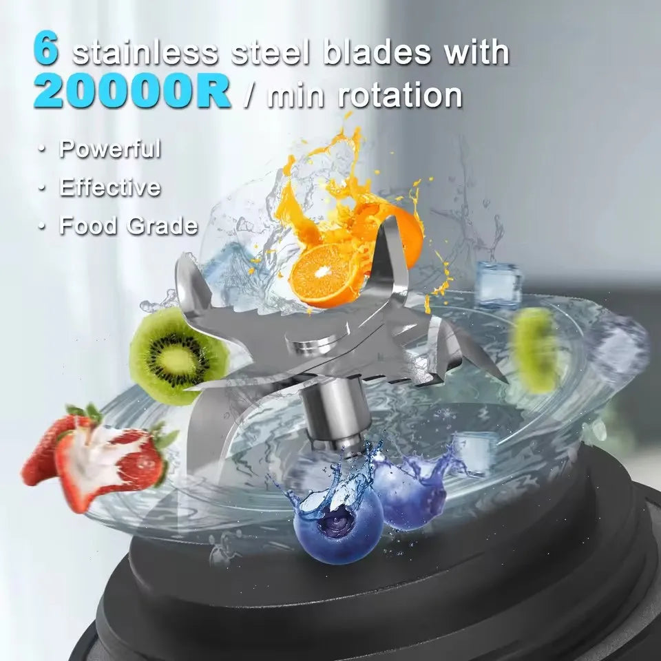 HAOYUNMA Portable Blender USB Rechargeable Mini Juicer