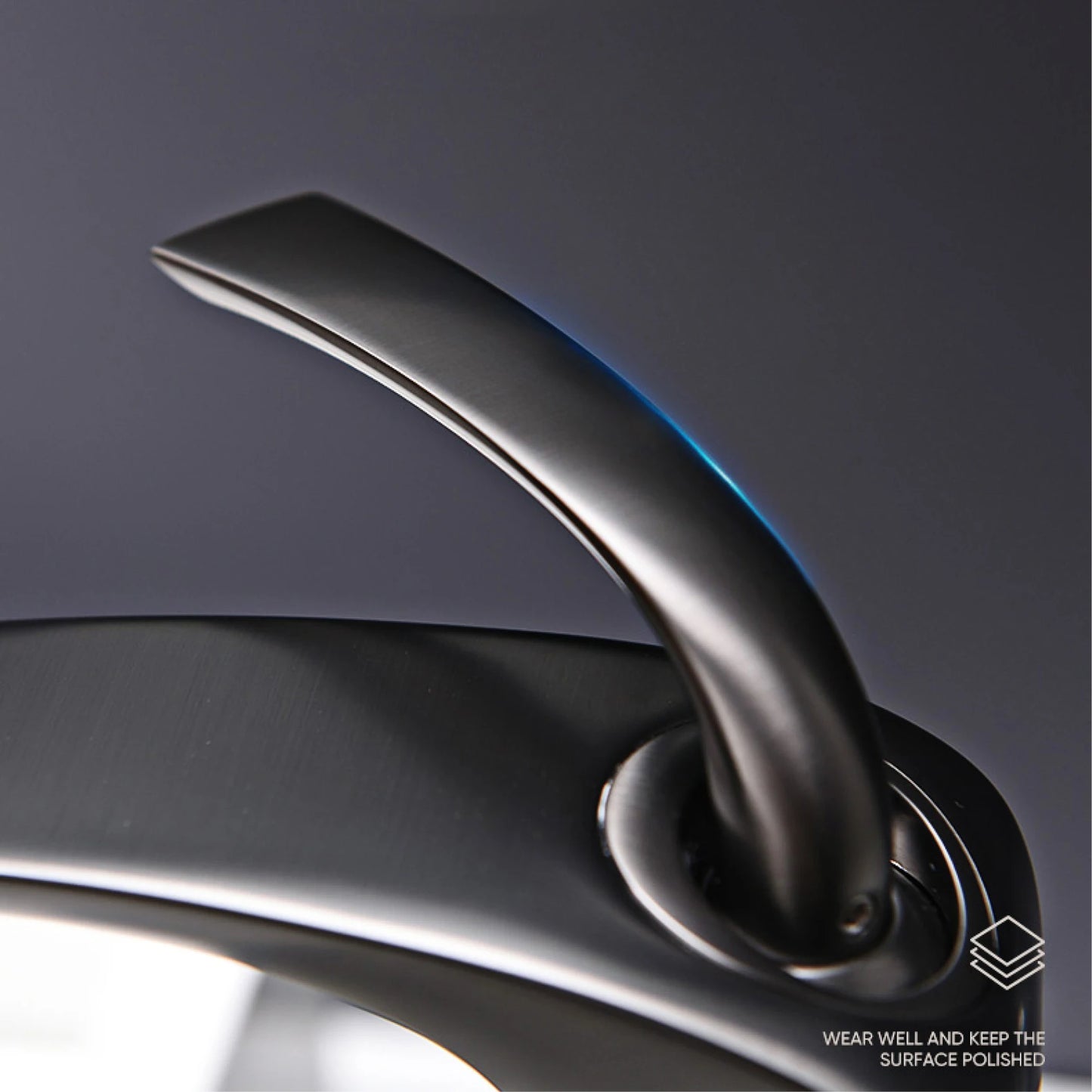 Gestana Brass Bathroom Faucet Deck Mounted Basin Tap Ceramic Valve