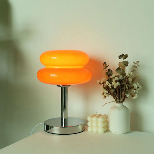 Yueyi Macaron Table Lamp Trichromatic LED Night Light Bedroom