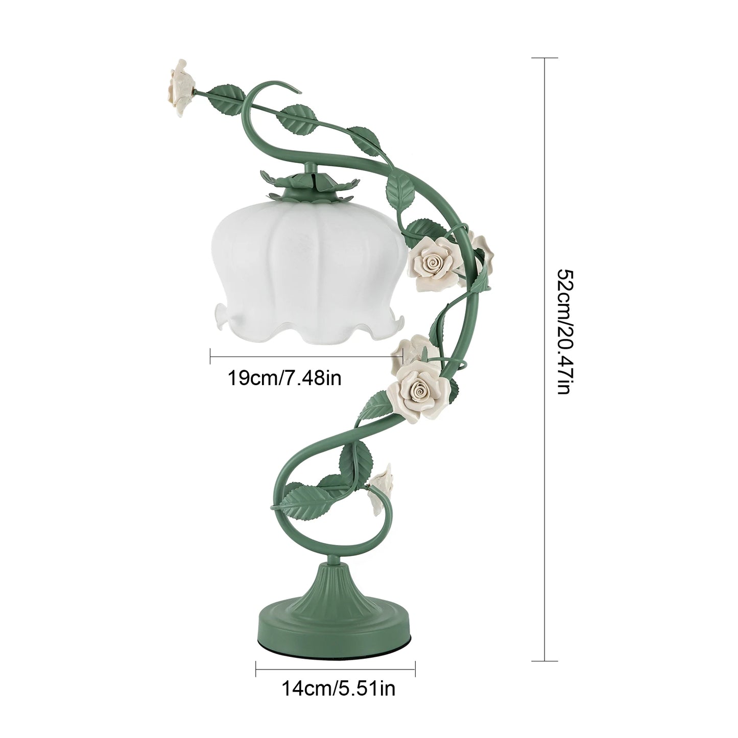 Flower Petal Modern Bedside Lamp Reading Desk Light