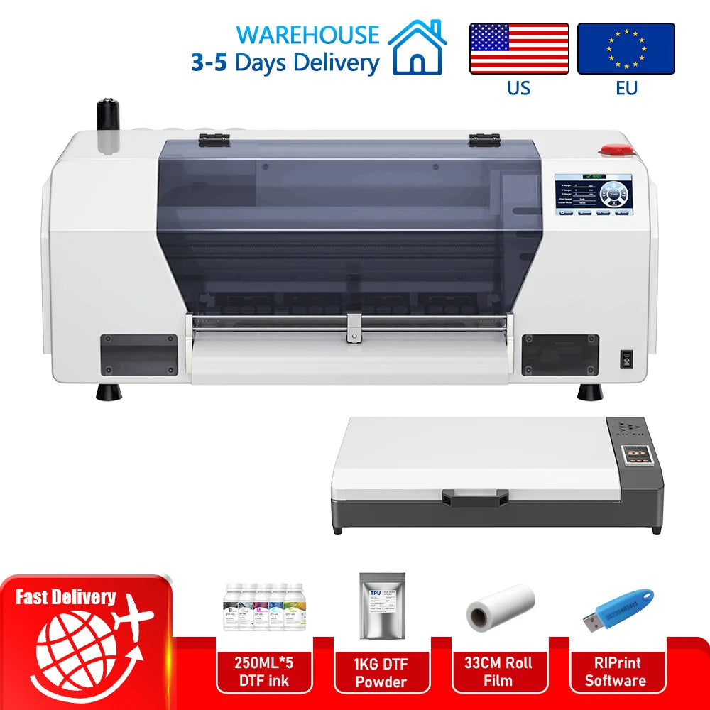 OLOEY A3 DTF Printer XP600 High Speed T Shirt Printing