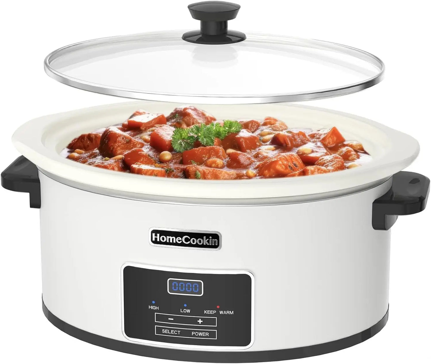 XMSJ Programmable Slow Cooker With Timer And Keep Warm