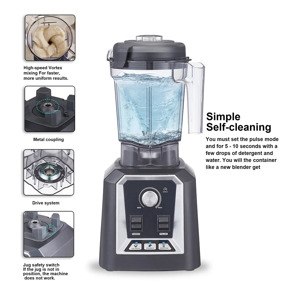 Biolomix Automatic Blender Pro Multifunction Smoothie Ice Crusher BPA Free
