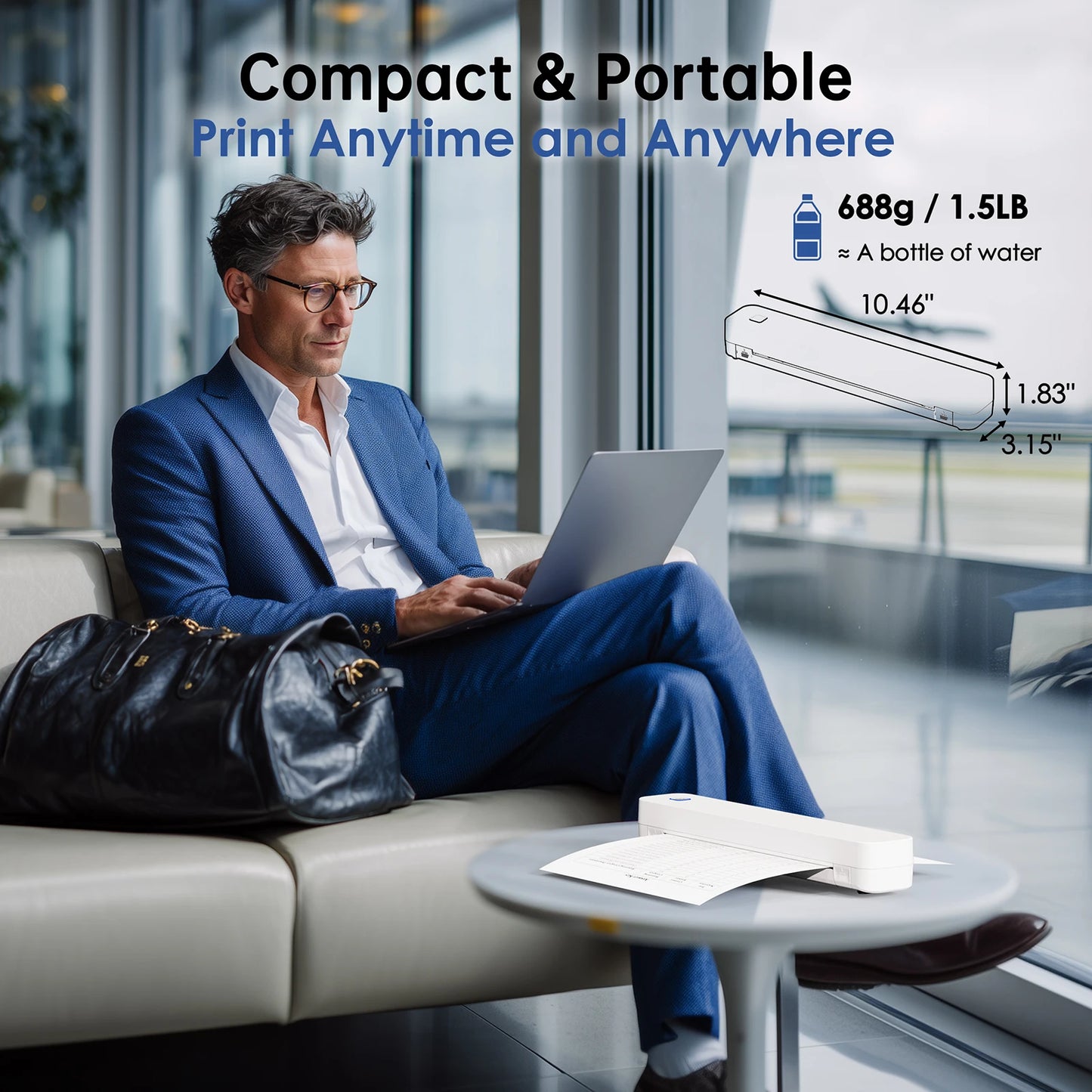 Knaon Mini Portable Thermal Printer Inkless Photo PDF