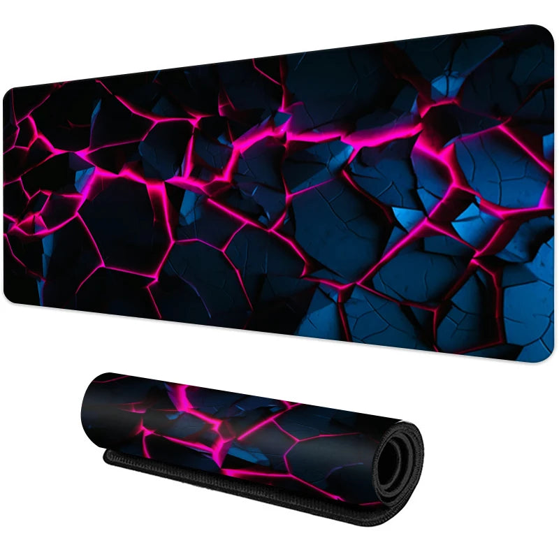 Non-Slip Rubber Gaming Mouse Pad with Sewn Edge Desk Mat