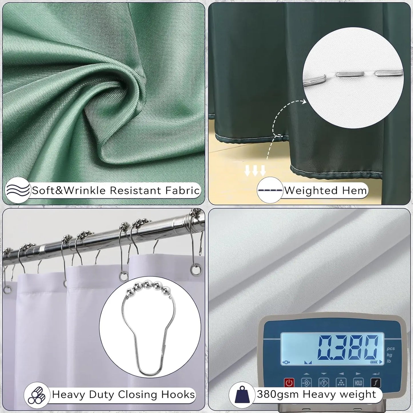 Complete Bathroom Set With Shower Curtain For Housewarming Gift