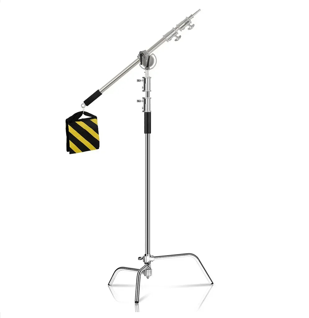 SH Stainless Steel Century Foldable Light Stand C-Stand for Softbox Photography