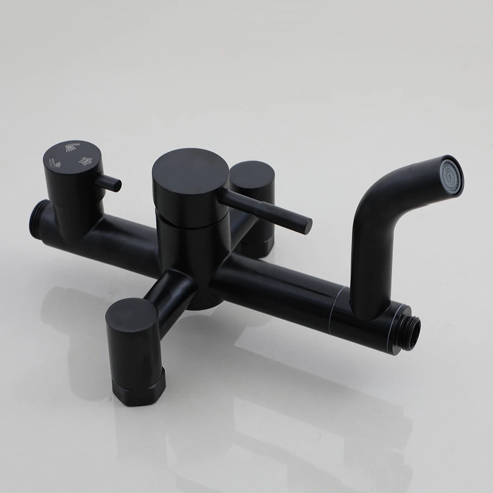 Torayvino Shower Faucet Set 3 Function 360 Swivel Spout