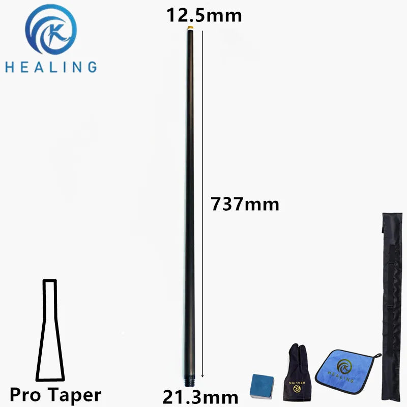 OKHEALING Custom Carbon Fiber Shaft for Billiard Cue