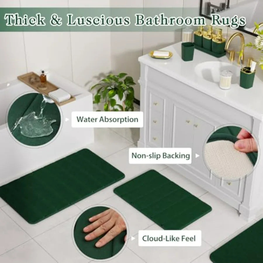 Bathroom Set 27 Piece Shower Curtain Rug Accessories