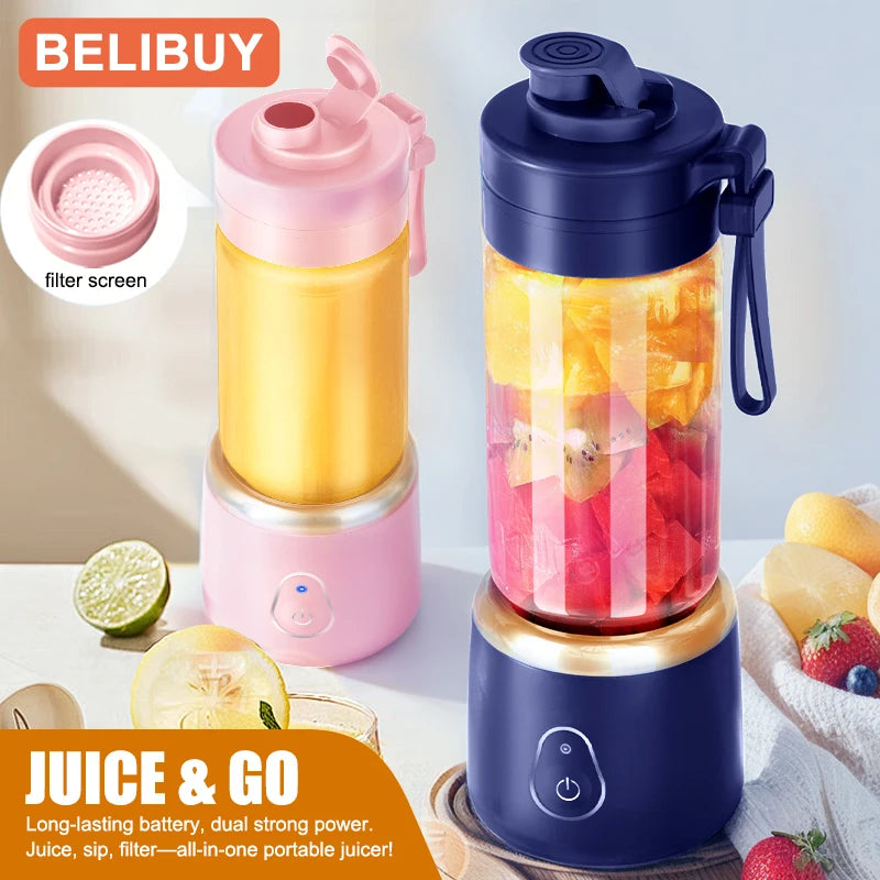 Portable USB Electric Juicer Blender For Travel Citrus Fruits