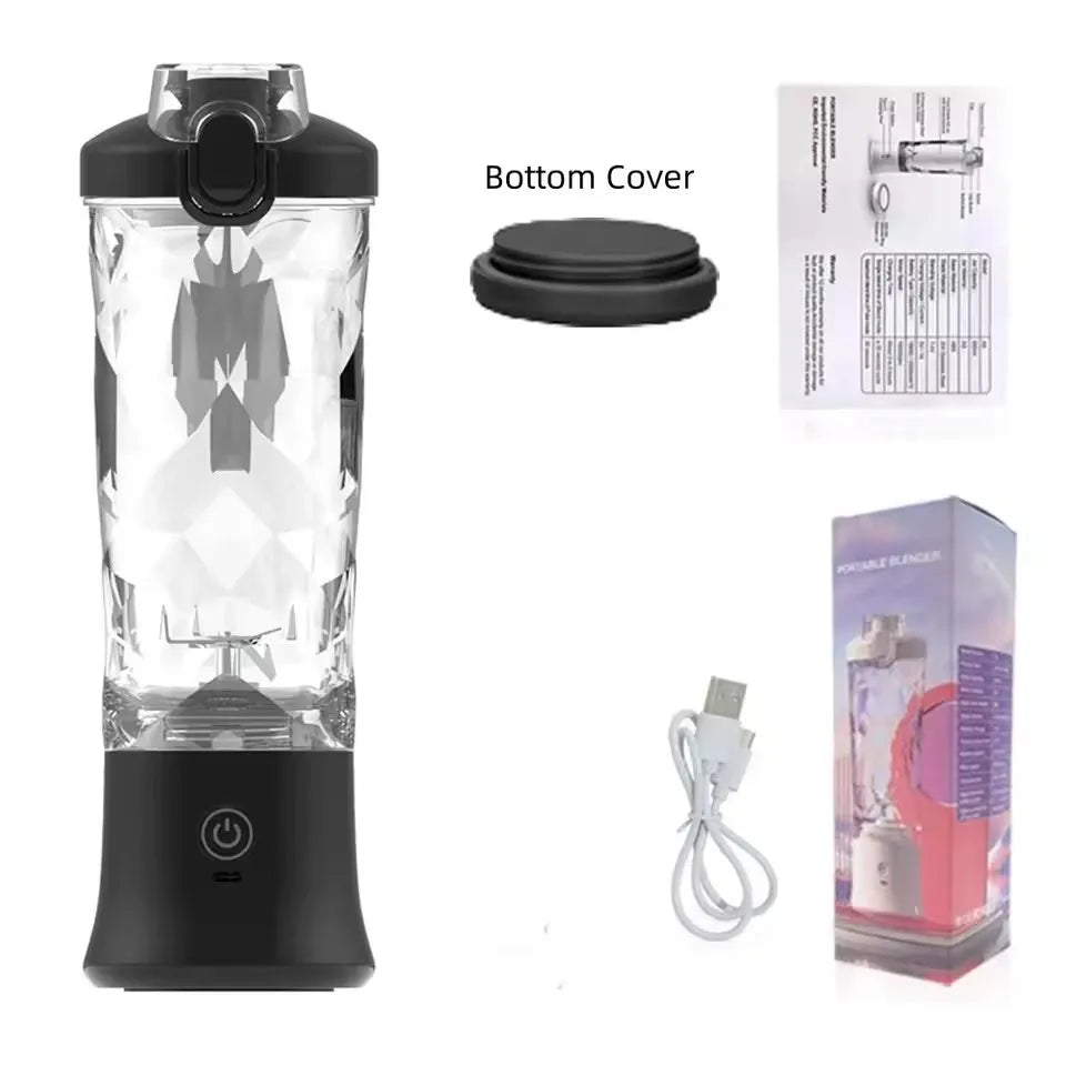 HAOYUNMA Portable Blender USB Rechargeable Mini Juicer