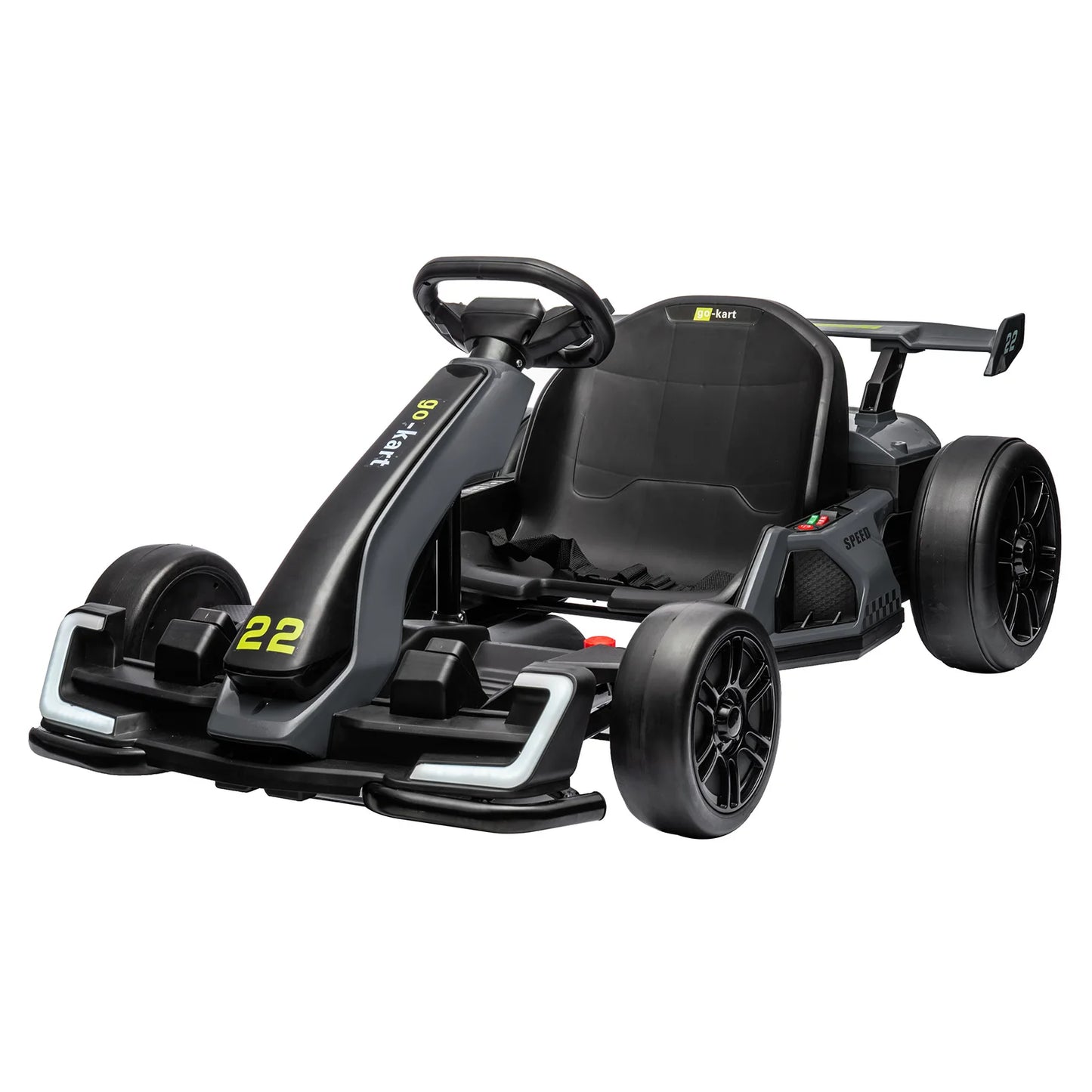 HiMISS 24V Kids Electric Go Kart 300W Motors Drift Modes