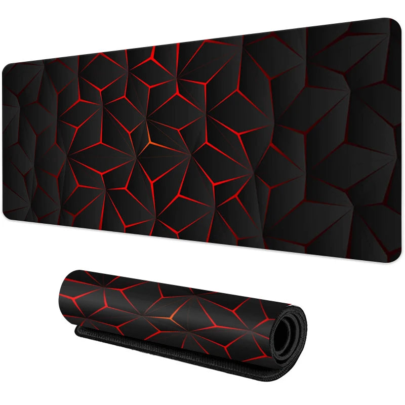 Non-Slip Rubber Gaming Mouse Pad with Sewn Edge Desk Mat