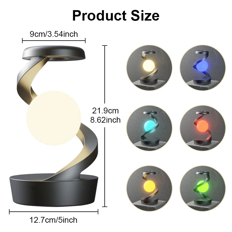 Rechargeable LED Night Lamp With Motion Sensor Bedside Desk Lamp