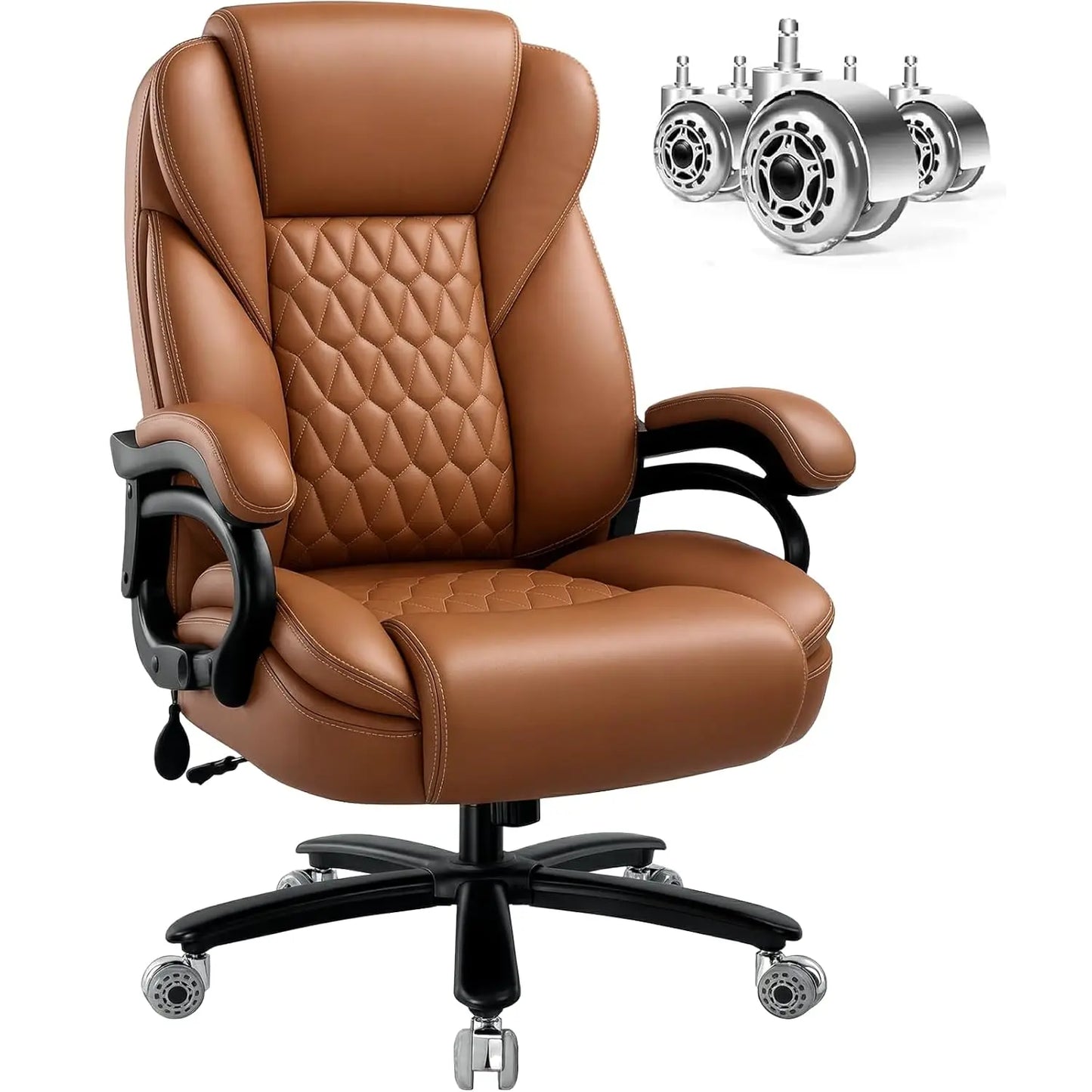 Ergonomic Office Chair With Pocket Spring Cushion And Rugged Frame